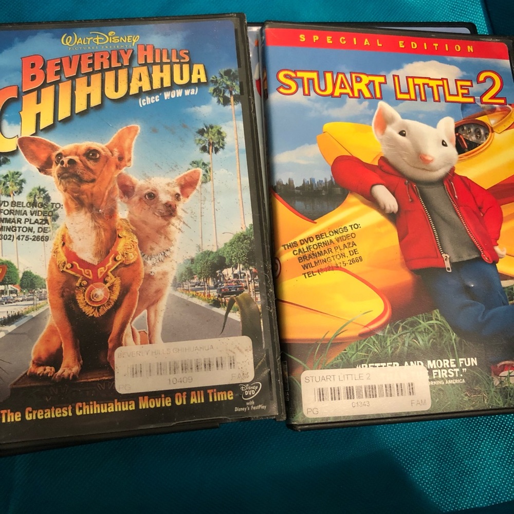 7 Childrens DVD's